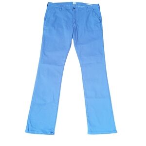 Edwin Men's Mason Slim Chino Straight Leg Chino Pants Blue New